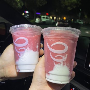 Jamba - Merry Orange Cranberry smoothies size small! The coconut whip on the bottom gives it such a tasty flavor. - Juice Bars & Smoothies Near Me - Sacramento, California