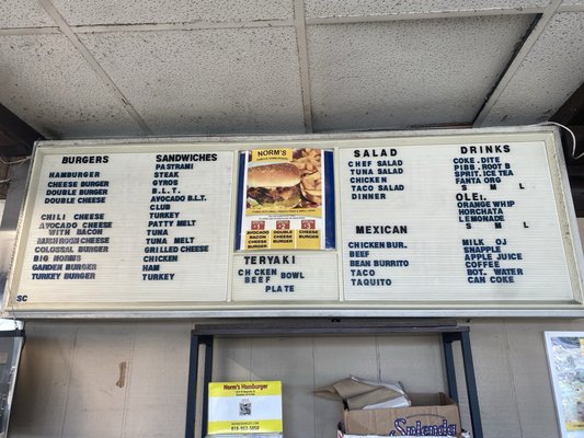 Menu photo 3 Norm's Hamburger Burbank, CA