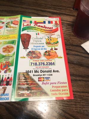 Menu photo 4 Las Banderas Mexican Restaurant Brooklyn, NY Menu photo 4 Las Banderas Mexican Restaurant Brooklyn, NY