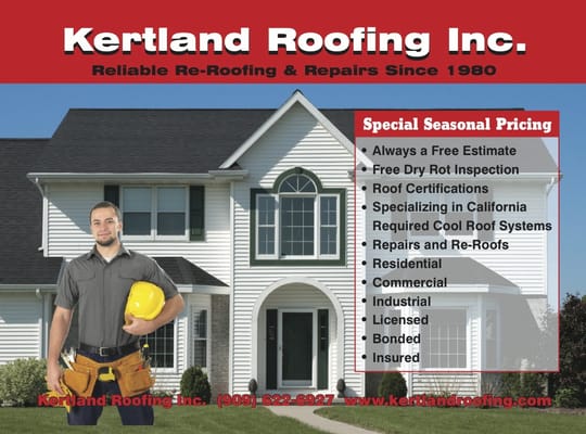 Kertland Roofing Logo