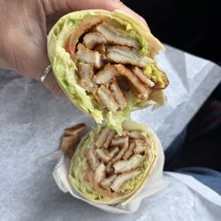 New Canaan Chicken - Chicken avocado wrap - delicious!