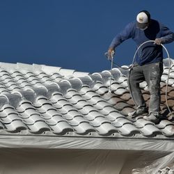 ASC Roofing - This is about 90% completed with epoxy Coden over the entire roof