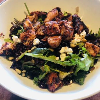 Red Rocks Cafe - Blackened Seafood Salad - Bars Near Me - Charlotte, North Carolina Red Rocks Cafe - Blackened Seafood Salad - Bars Near Me - Charlotte, North Carolina