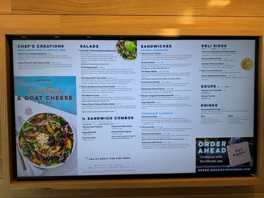 Menu photo 4 Mendocino Farms Vacaville, CA