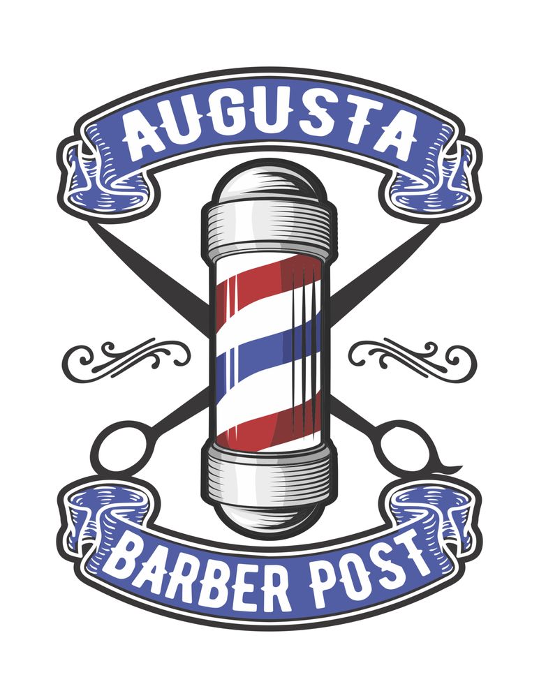 Augusta Barber Post  Logo