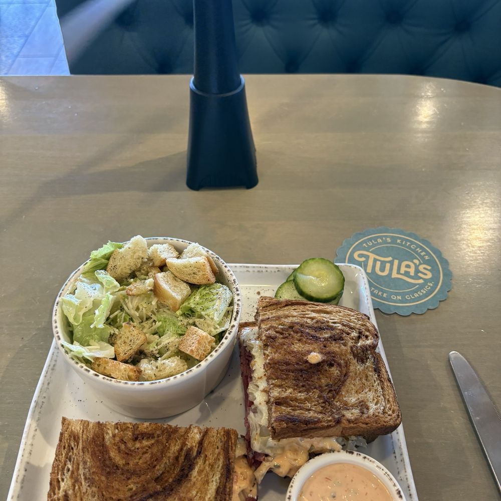 Tula's Kitchen - Great Reuben w a Shoo Fly fan - New American Near Me - Albuquerque, New Mexico Tula's Kitchen - Great Reuben w a Shoo Fly fan - New American Near Me - Albuquerque, New Mexico