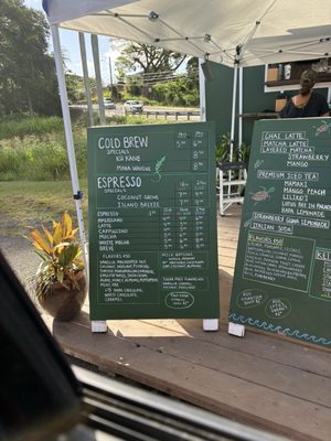 Menu photo 6 Holoholo Drive Thru Espresso Waimānalo, HI