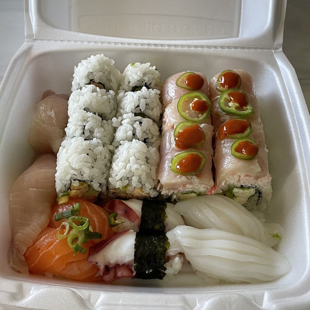 Sushi Hero - Yellowtail Sushi, Octopus Sushi, Garlic Salmon Sushi, Squid Sushi, Baked Salmon Roll, Spicy Yellowtail Roll - Sushi Bars Near Me - Henderson, Nevada Sushi Hero - Yellowtail Sushi, Octopus Sushi, Garlic Salmon Sushi, Squid Sushi, Baked Salmon Roll, Spicy Yellowtail Roll - Sushi Bars Near Me - Henderson, Nevada