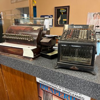 Angelus Cleaners - Old time cash registers- gives a sense of history to the area - Laundry Services Near Me - El Paso, Texas