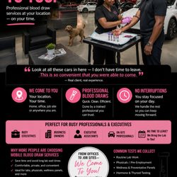 Vitality Traveling Laboratory - Too busy to leave work? I come to your workplace so you don't miss time. In and out, professional, no disruption.