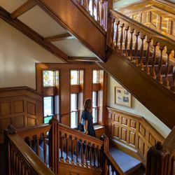 Belhurst Castle - The castle staircase