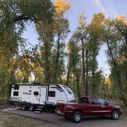 Utah Rv Rentals - 28' Vibe from Utah RV. Gros Venture campground, Grand Tetons Wyoming