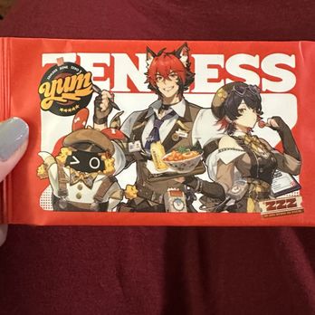 Kyuramen x TBaar - Zenless Zone Zero hand wipes - Desserts Near Me - Arcadia, California Kyuramen x TBaar - Zenless Zone Zero hand wipes - Desserts Near Me - Arcadia, California