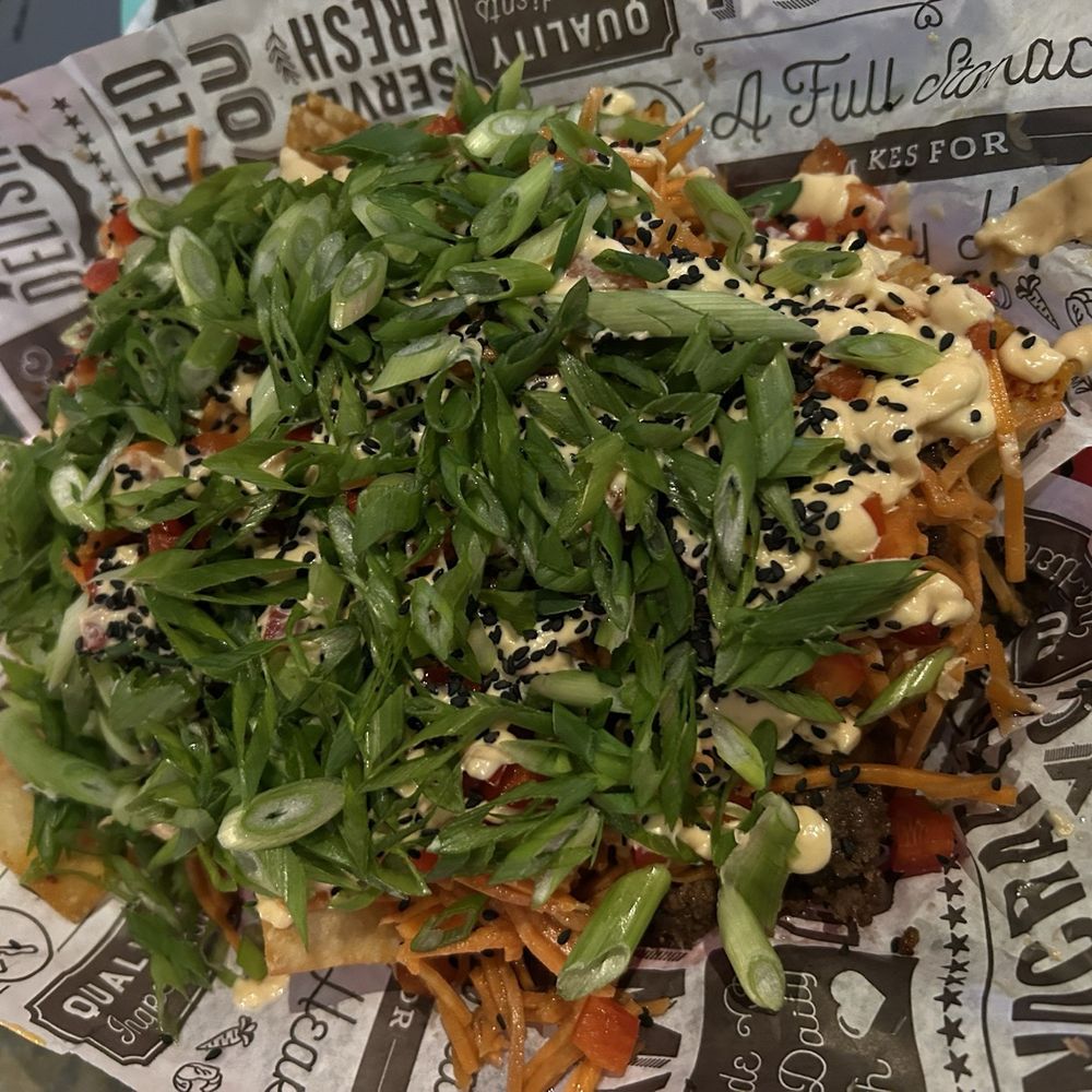 Fox Den - Wonton Nachos - Burgers Near Me - Milwaukee, Wisconsin Fox Den - Wonton Nachos - Burgers Near Me - Milwaukee, Wisconsin
