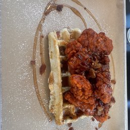 Chicken and waffles