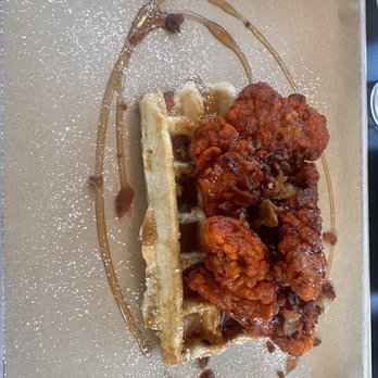 Press Waffle - Chicken and waffles - Waffles Near Me - Marietta, Georgia