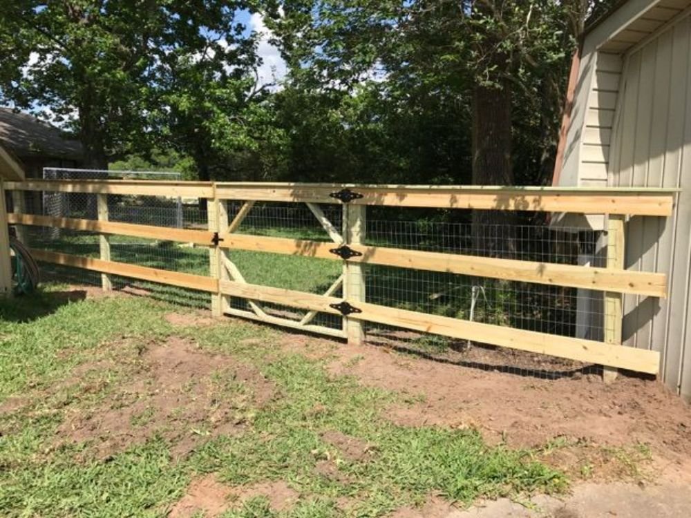 Slide of Pride of Texas Roof and Fence