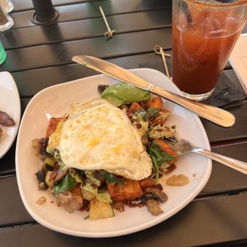 Easy Like Sunday - Green Veggie Scramble Eggs (2) & Meat - Breakfast & Brunch Near Me - Charlotte, North Carolina Easy Like Sunday - Green Veggie Scramble Eggs (2) & Meat - Breakfast & Brunch Near Me - Charlotte, North Carolina