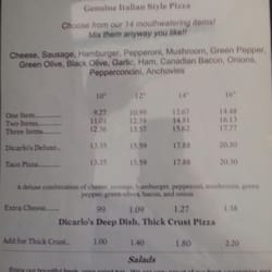 Dicarlo's Pizza & Pasta - Page 2/pizza