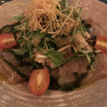 Kinjiro - Red Snapper Sashimi w/ Blue Crab Salad - Izakaya Near Me - Los Angeles, California Kinjiro - Red Snapper Sashimi w/ Blue Crab Salad - Izakaya Near Me - Los Angeles, California
