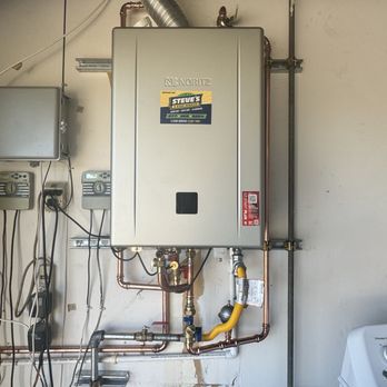 Steve's Five Star Service Cooling, Heating & Plumbing - Our new tankless water heater - Heating & Air Conditioning/HVAC Near Me - Upland, California
