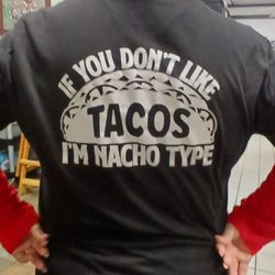 Montes Breakfast Burritos - I love this shirt, thanks Maria.