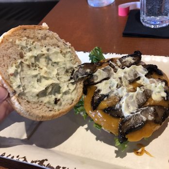 Basement Burger Bar - Ground beef, garlic mayo, portobello, lettuce buger - Salad Near Me - Canton, Michigan Basement Burger Bar - Ground beef, garlic mayo, portobello, lettuce buger - Salad Near Me - Canton, Michigan