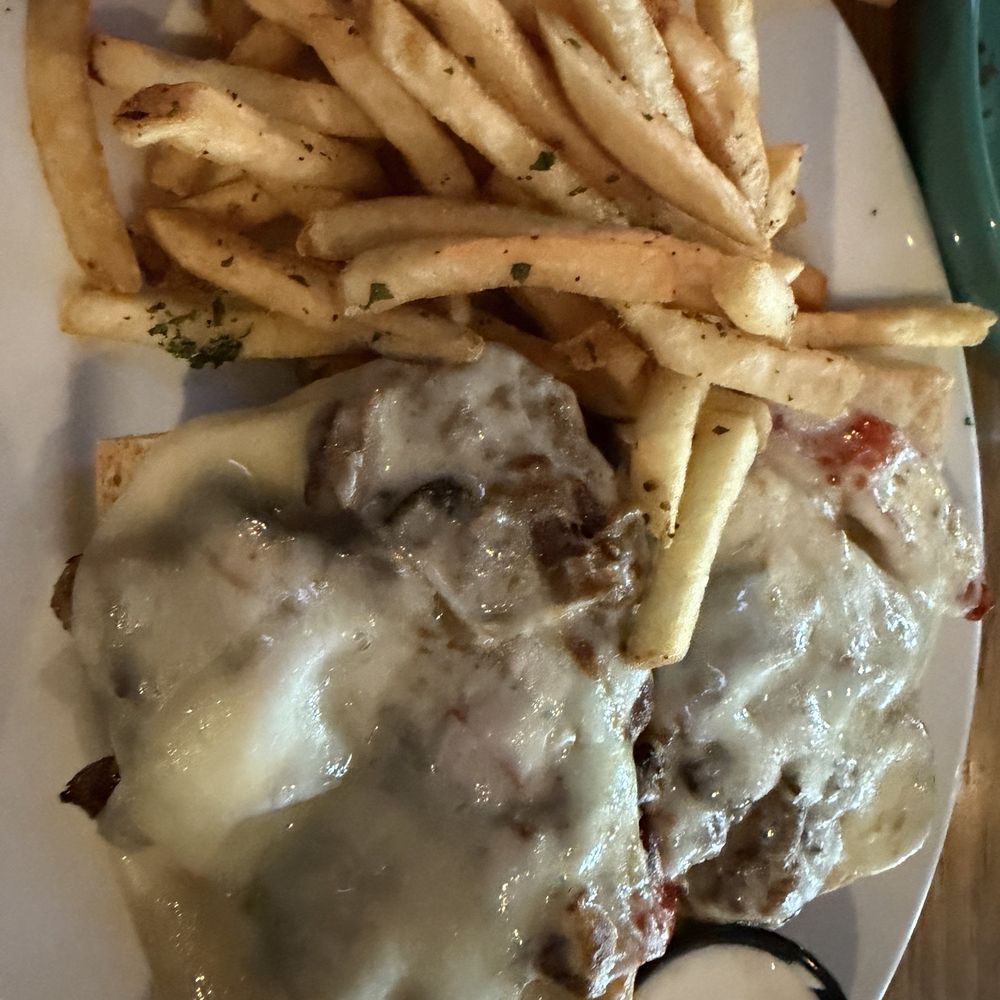 Rusty Bucket Restaurant and Tavern - This was called a Cheesesteak - American Near Me - Columbus, Ohio Rusty Bucket Restaurant and Tavern - This was called a Cheesesteak - American Near Me - Columbus, Ohio