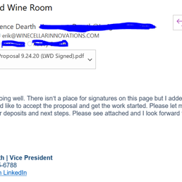 Agreement signed and deposit for payment on 10.5 Agreement signed and deposit for payment on 10.5