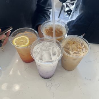 Underdog Coffee & Bread - strawberry lemonade, banalatte, blueberry latte, peanut cream latte - Breakfast & Brunch Near Me - Annandale, Virginia