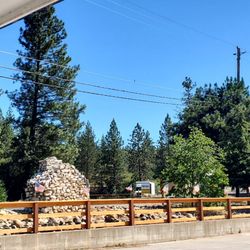 Miners Mart - The beautiful view from the gas station.