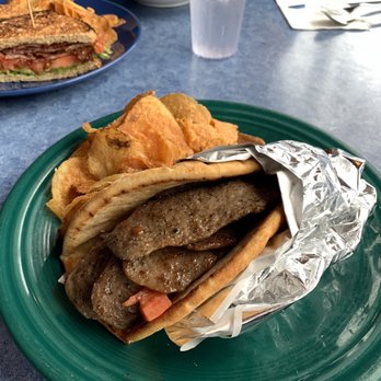 Downtown Diner - Gyro with homemade chips - Diners Near Me - Lake Placid, New York Downtown Diner - Gyro with homemade chips - Diners Near Me - Lake Placid, New York