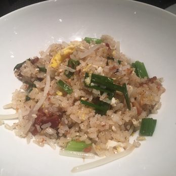 AnQi Bistro - Best fried rice served with veggies and bacon! Really yummy!! - Asian Fusion Near Me - Costa Mesa, California