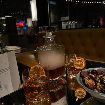 ilili DC - Old fashioned and Brussels sprouts salad - Lebanese Near Me - Washington, DC, District of Columbia