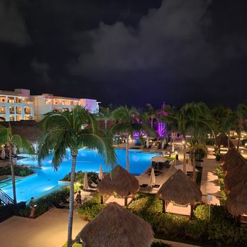 Paradisus La Perla - The view from our balcony at night. - Resorts Near Me - Playa del Carmen, ROO Paradisus La Perla - The view from our balcony at night. - Resorts Near Me - Playa del Carmen, ROO