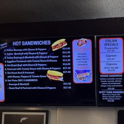 Eastside Italian Deli - Hot sammiches, #7 is the most popular of the hot ones