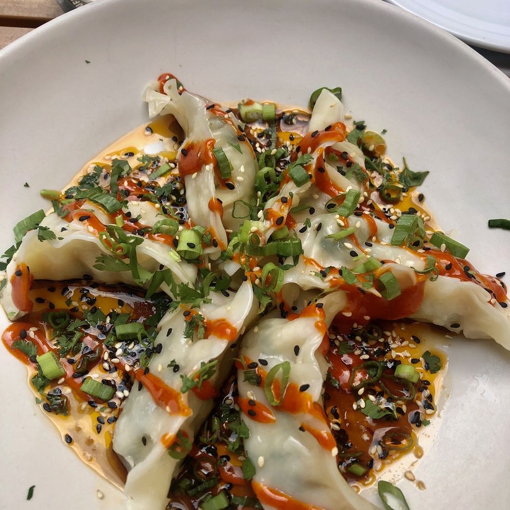 LOCAL Public Eatery Barclay - Shrimp potstickers - Pubs Near Me - Calgary, Alberta LOCAL Public Eatery Barclay - Shrimp potstickers - Pubs Near Me - Calgary, Alberta