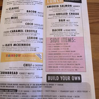Bebop Waffle Shop - Menu - Coffee & Tea Near Me - Seattle, Washington