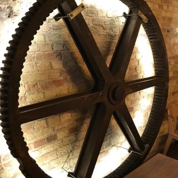 MillWorks - Gear lighting is part of the iconic aspects of this place - Brasseries Near Me - Cambridge, CAM