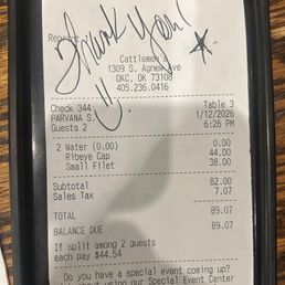 Great steaks! Great steaks!