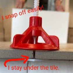 We carry all sizes of the Spin Doctor tile leveling system.