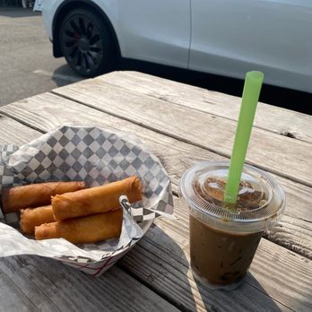 Pho King Good - Egg rolls and Vietnamese ice coffee with boba - Food Trucks Near Me - Sultan, Washington