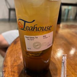 The Teahouse Tapioca & Tea - Pearland Parkway - Mini pearls peach oolong tea