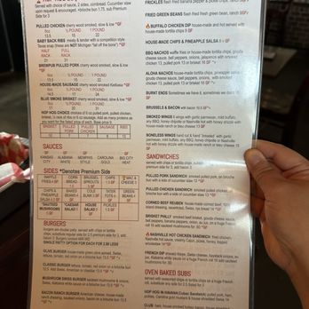 Hop Hog - Menu - Barbeque Near Me - Lowell, Michigan