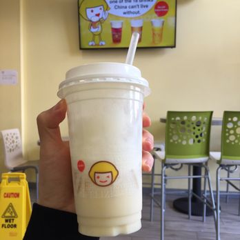 Happy Lemon - The small black tea w salted cheese at 0% sugar - Bubble Tea Near Me - Berkeley, California