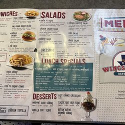 Wings 'N More - Menu