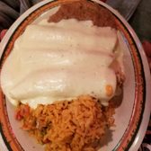 Photo of Rosa's Cafe & Tortilla Factory - Temecula, CA, United States. Enchiladas w their famous sour cream sauce, bomb!!