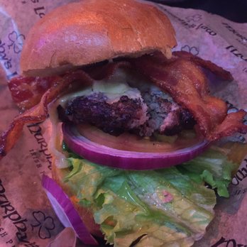 Murphy's Law - My burger. Forgot the name of it. I cut it to be sure it was "extra extra extra well done but not burnt". - Irish Near Me - Chandler, Arizona