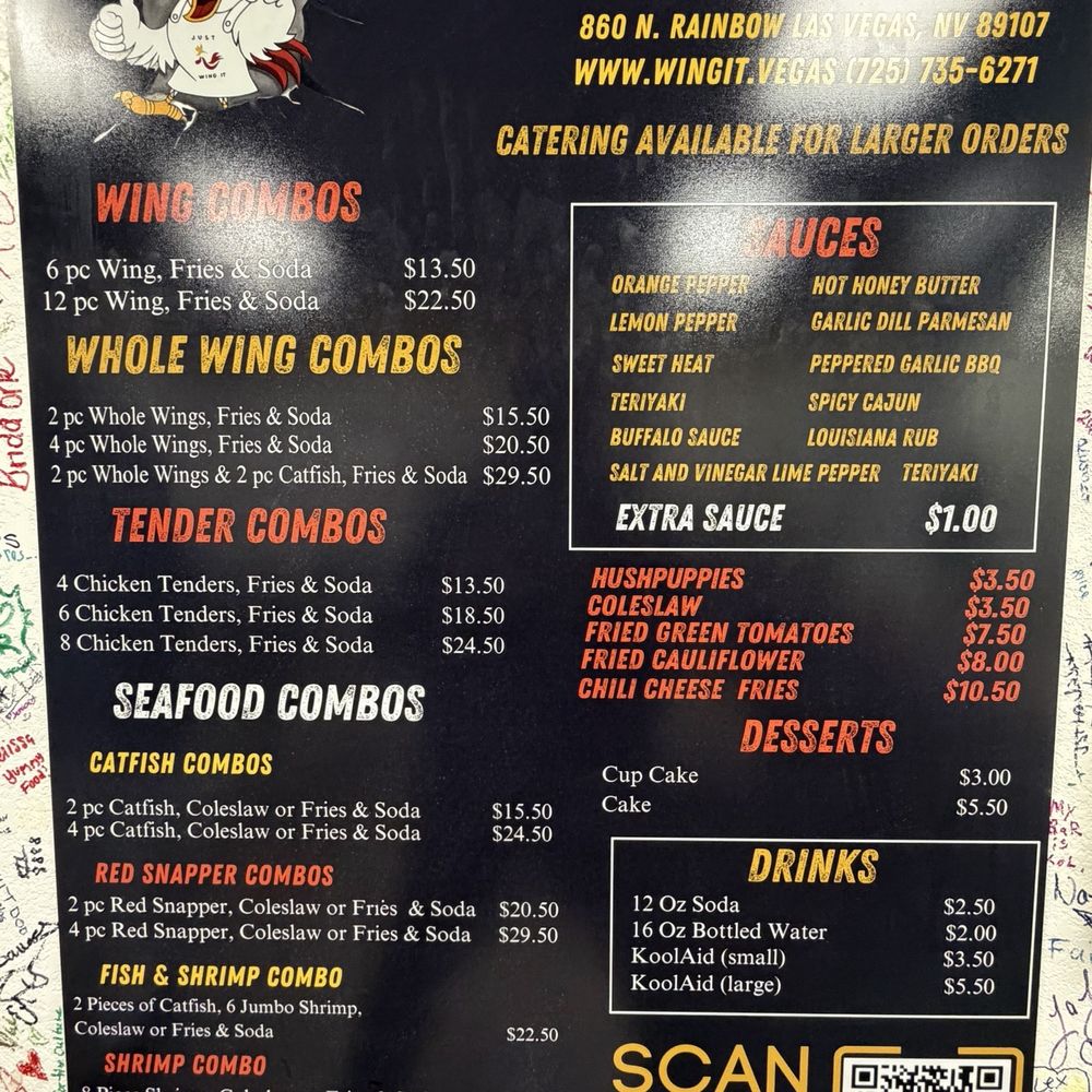 Wing It - Menu - Chicken Wings Near Me - Las Vegas, Nevada Wing It - Menu - Chicken Wings Near Me - Las Vegas, Nevada