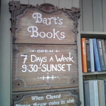 Bart's Books - Sign - Bookstores Near Me - Ojai, California